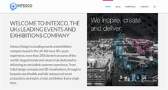 Desktop Screenshot of intexco.co.uk